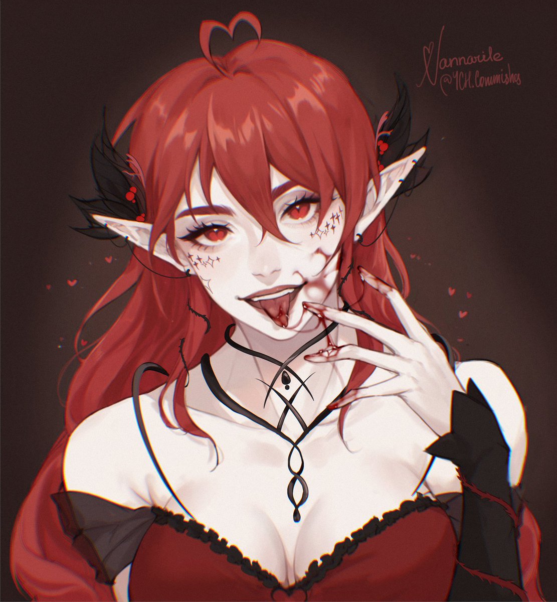 raemyne's tweet photo. Oh, you thought spooky month was over?
Well.. it is but you still get YandeRae 🔪 🥰

#illustraet | 🎨 @vannarile https://t.co/v6UIHXHfJY