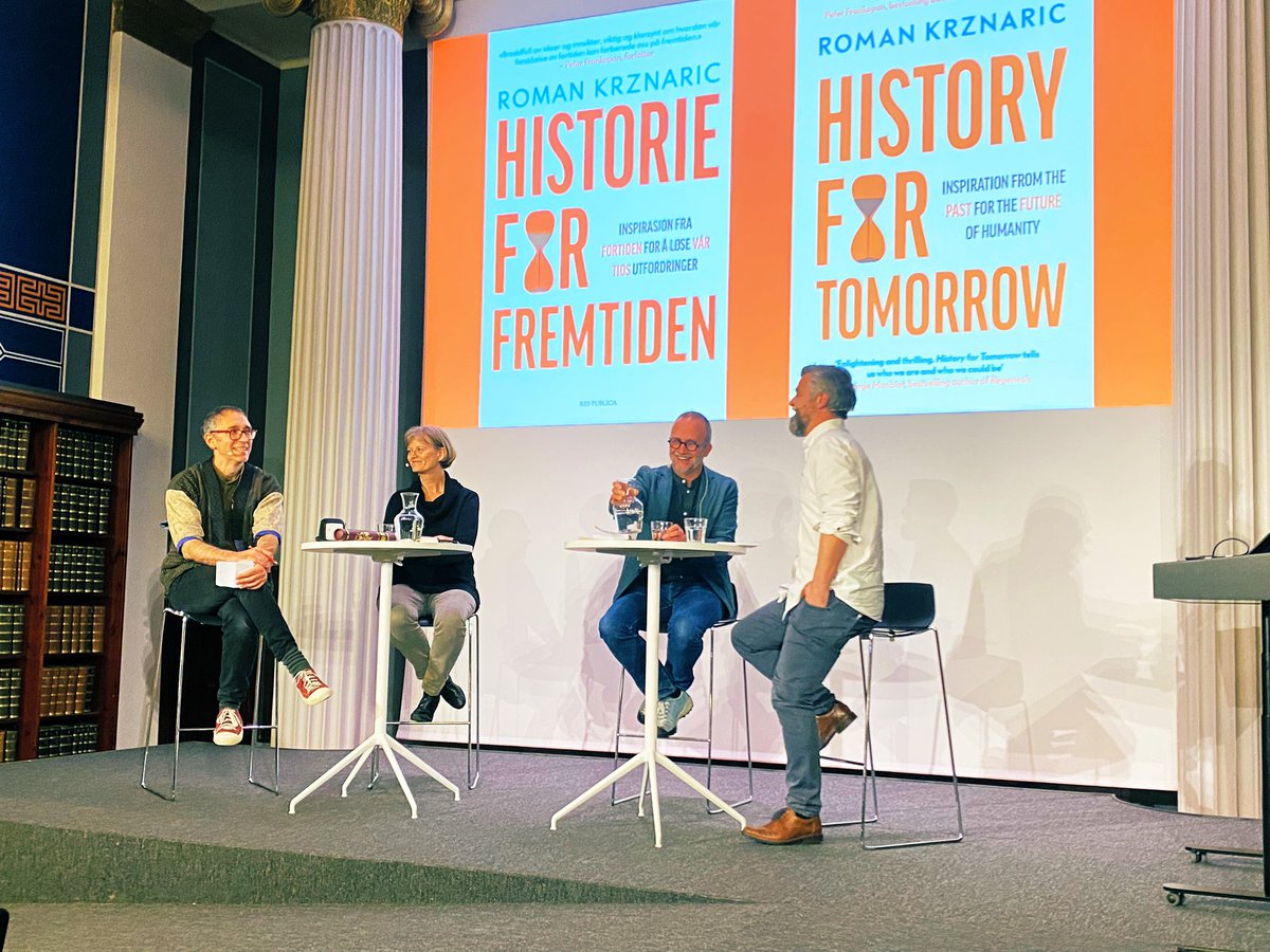 Great to have you here in Oslo <a href="/romankrznaric/">Roman Krznaric</a>! <a href="/ResPublica_/">Res Publica</a>  <a href="/UniOslo/">Universitetet i Oslo</a> 

<a href="/FuturelibraryNO/">Future Library</a>