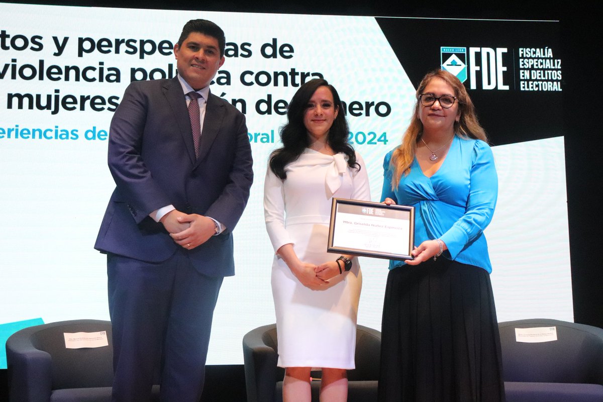 FDENuevoLeon's tweet photo. En la Fiscalía Electoral de Nuevo León seguimos avanzando en el combate a la violencia política de género. Hoy en nuestro foro, la Fiscal de Feminicidios, Griselda Núñez, y un panel de expertas compartieron estrategias y perspectivas para erradicar este delito.  1/2 https://t.co/WJplkqd1qI