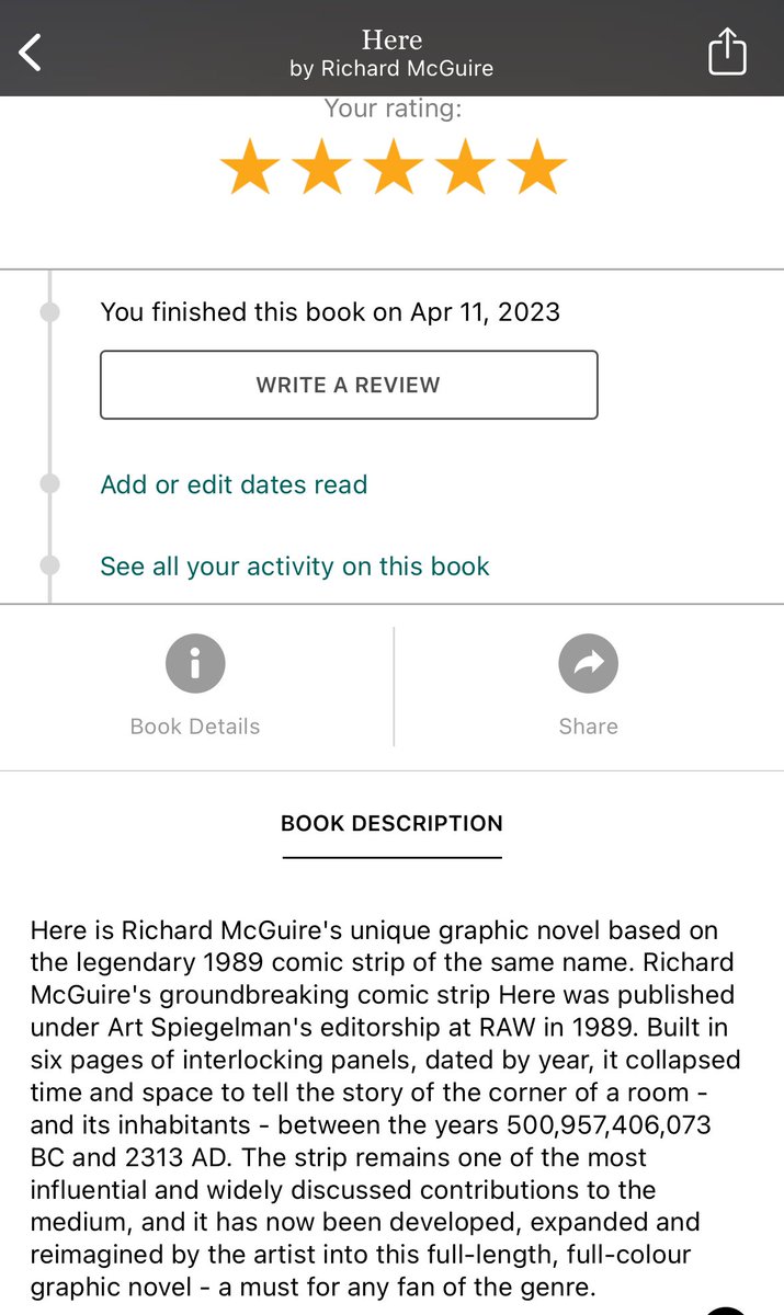 Revisiting this masterpiece tonight in anticipation of #RobertZemeckis’ new film, which is based on the graphic novel. Easily in my top 5 books and probably number 1 for artistic narrative brilliance. I just love it. Looking forward to the film.  #TomHanks #RobinWright #Here