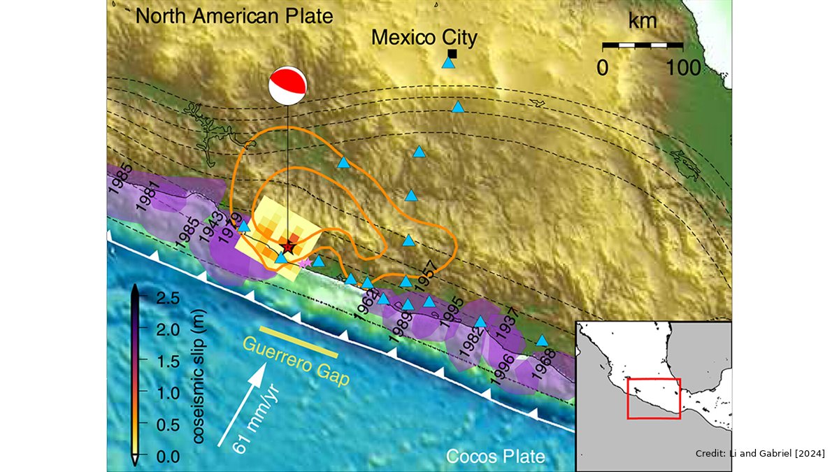 raspishake's tweet image. A new generation of physics-based #models that integrate temporal #slip evolution over decades to seconds opens new possibilities for understanding how large #subduction zone #earthquakes occur.

Read more on @AGU_Eos ➡️ eos.org/editor-highlig…