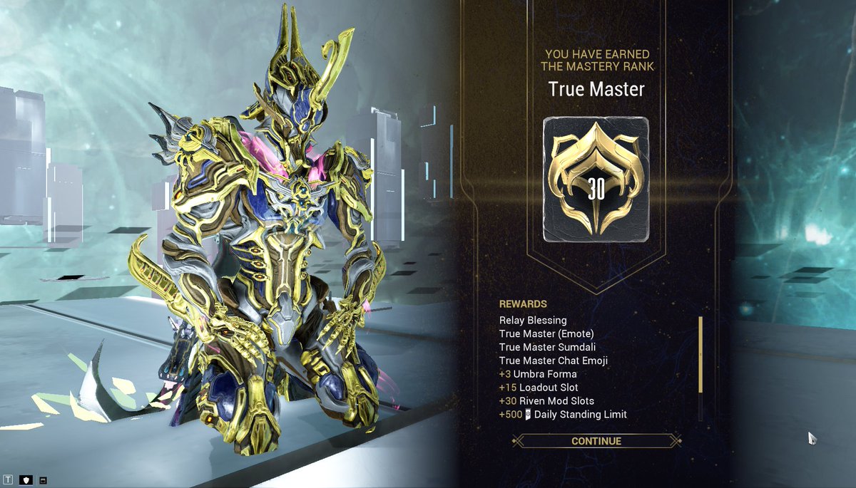 Forgot to post this yesterday #warframe #hunterfounder #mr30