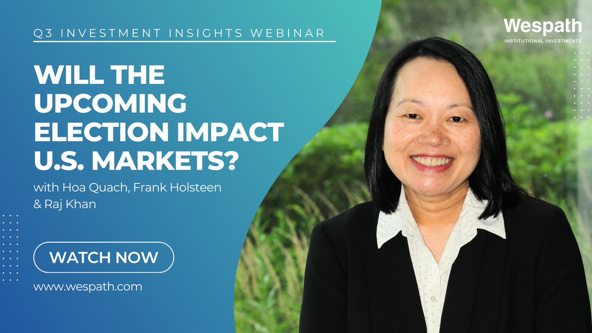 It’s been an interesting yr for financial markets, &amp; that’s before considering we’re still a few wks away from an historical presidential election in the US. Will the election create new volatility for investors? Frank, Hoa &amp; Raj dive into these questions: ow.ly/Aevw50TVAOC