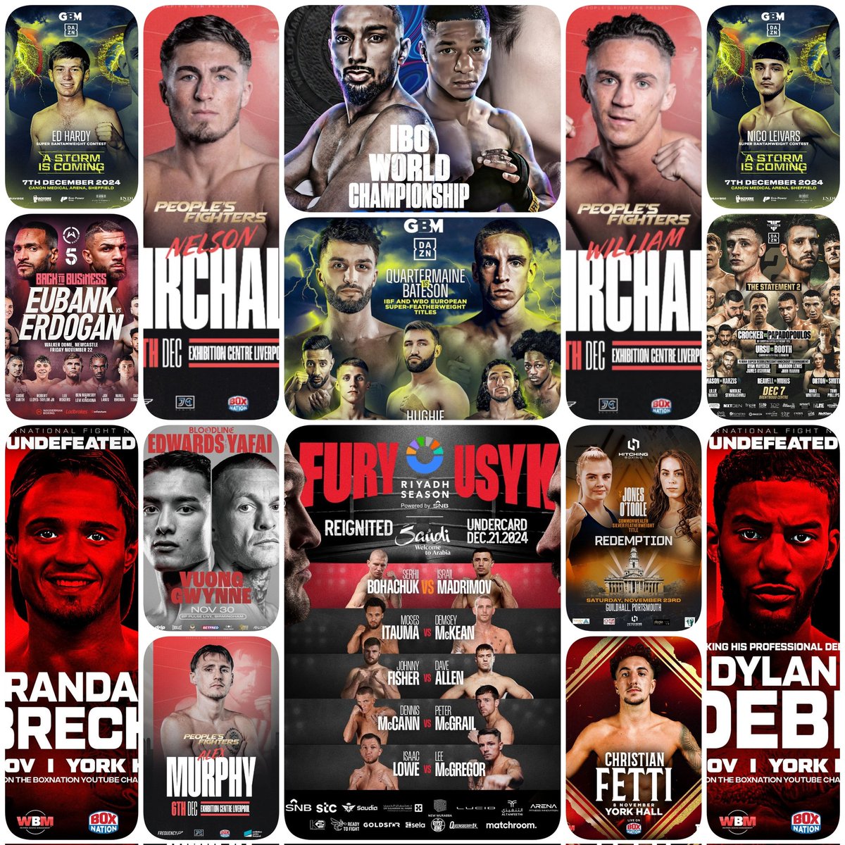 letsgomanage's tweet photo. Busy weeks ahead through to the end of 2024 for the @letsgomanage Stable!

#FightersFirst 🥊 https://t.co/s5s0n294tq