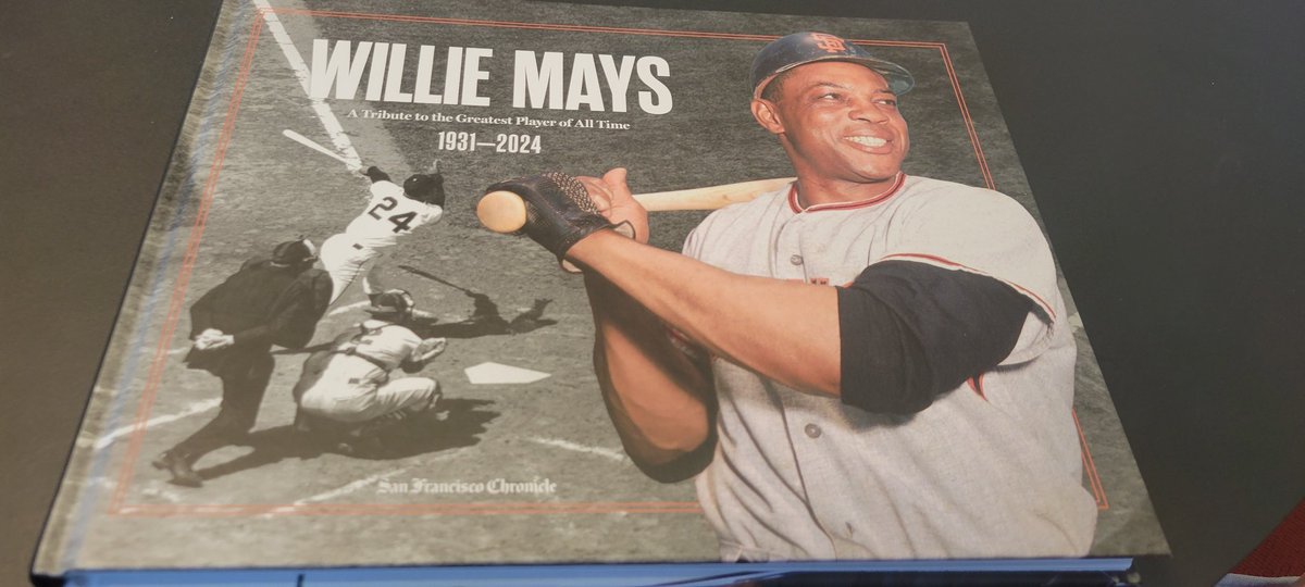 ChristinaKahrl's tweet image. Hot off the presses, just arrived at the office. @sarahfeldberg @JohnSheaHey @Bruce_Jenkins1 @CAGisMe &amp;amp; so many more, take a bow. #WillieMays #SayHey