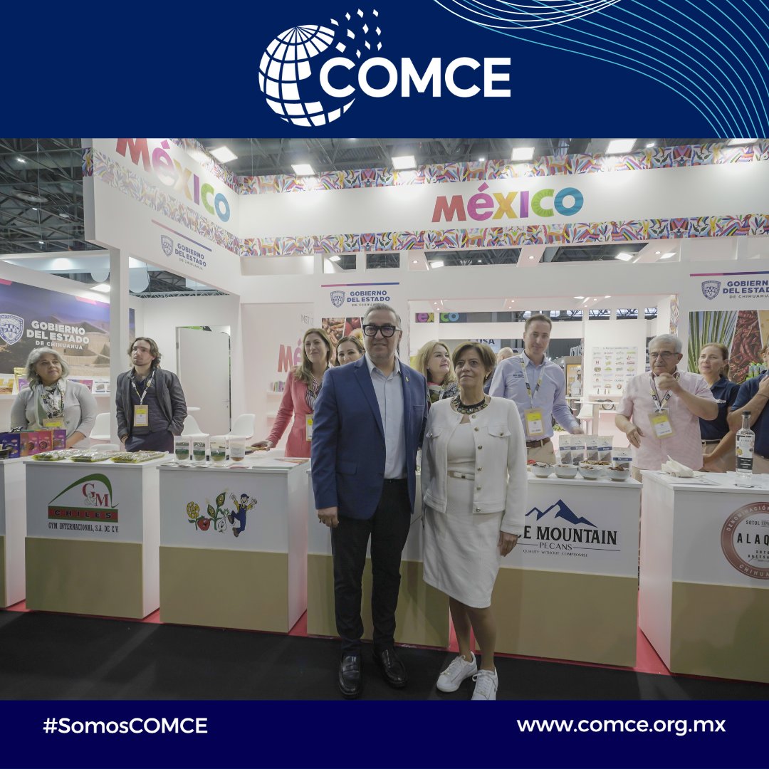ComceOficial's tweet photo. ¡Con éxito concluimos nuestra participación en Sial París!

Agradecemos a las empresas que formaron el Pabellón de #Mexico y a nuestros aliados @MetisGlobal, @SIDEChih por su apoyo para lograr un pabellón tan nutrido 

#SIALParis #Mexico #SomosCOMCE #MexicoenSIAL https://t.co/OL2xRuvlSQ