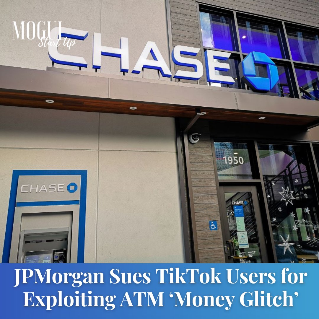 MogulStartup's tweet photo. JPMorgan is taking legal action against alleged fraudsters after a viral ATM glitch. The bank warns that fraud impacts everyone’s trust in the financial system.

#MogulStartUp #JPMorgan #ATMGlitch #FraudAlert #MoneyHack #BankingNews #FinancialSecurity #LegalAction https://t.co/UDEIW8HpyR