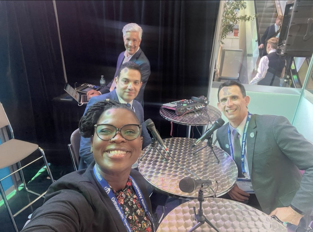 Incredible few days! Grateful to be chosen as one of three recipients of the <a href="/otatrauma/">OTA</a> Humanitarian Scholar Award and to have given two podium presentations! Even recorded an episode for the OTA podcast!!!!!😁🤩