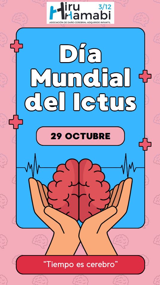 Día Mundial del Ictus importancia activar  protocolos "Código Ictus pediátrico" para  rápida intervención y minimización de secuelas " tiempo es cerebro" , siendo una de las causas que producen DCA , también en la infancia.
👏  iniciativas de las CCAA que lo han puesto en marcha.
