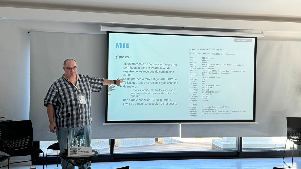 Les compartimos algunas imágenes de lo que fue el primer día del Taller por una Internet Abierta, Segura y Confiable 🌐🔐 en la Casa de Internet de América Latina y el Caribe.