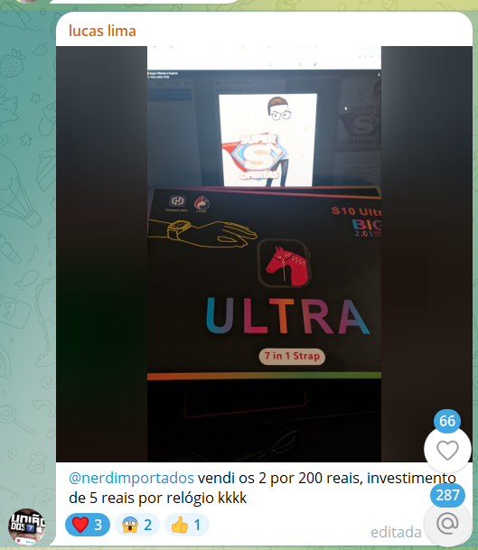 Postamos por R$ 5 e o inscrito vendeu por R$ 200,00 😱😎🚀 Para mais ofertas e cupons acesse: nerdofertas.com