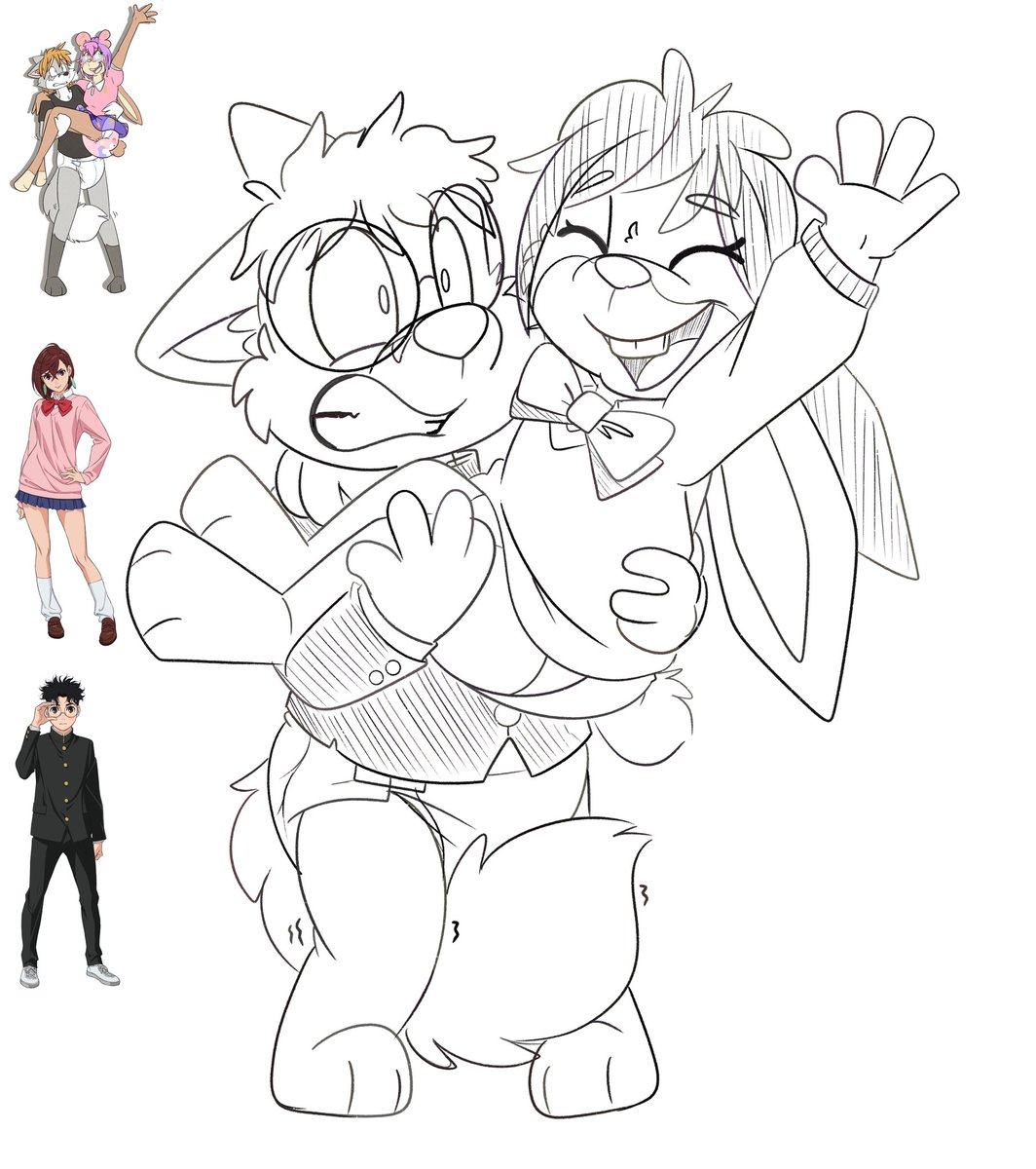 fennecmedic's tweet image. Alright, got it outta my system 

Friggin’ love Dandadan