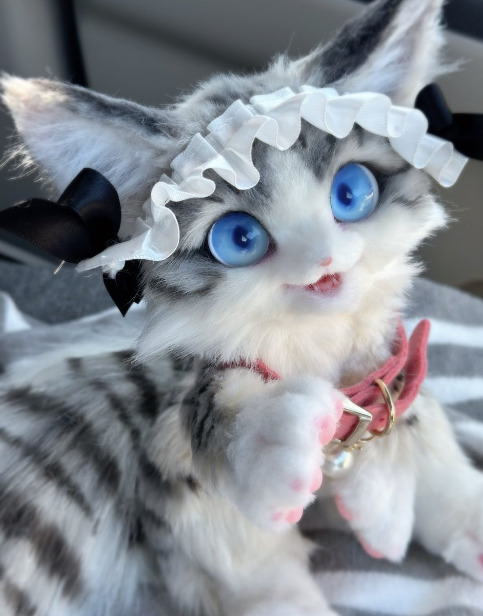 tyairononeko's tweet photo. この子はちょっと前に作ったねこ！
ねこは猫モチーフですがねこであり猫ではなくてねこですよろしくお願いします https://t.co/ON7sEJfXwk