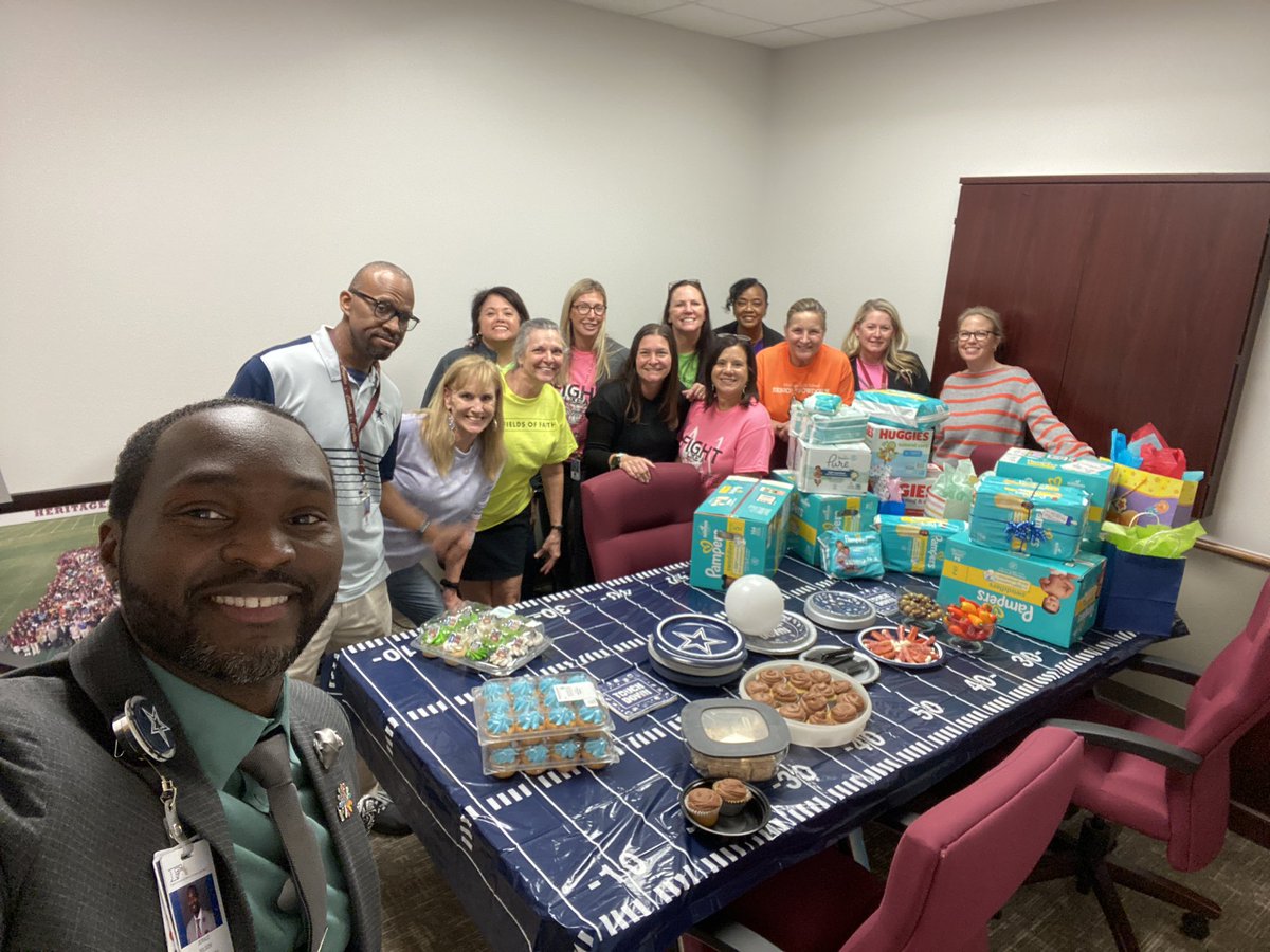 Feeling blessed by an amazing surprise baby shower from my Coyote colleagues! GOD is GREAT all the time!