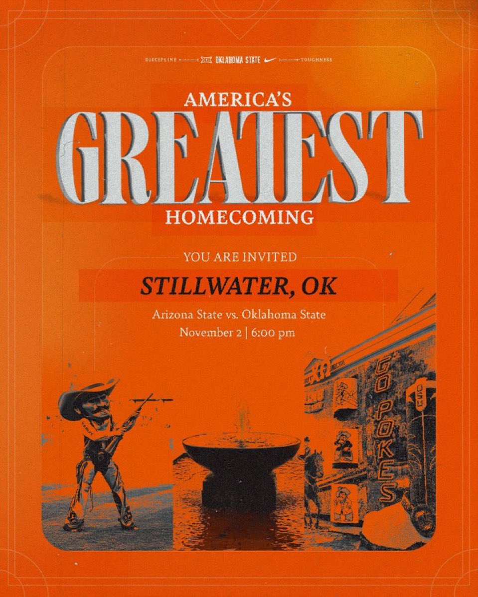 Extremely thankful to <a href="/CoachDC72/">CoachDC</a> and <a href="/CowboyFB/">OSU Cowboy Football</a> for the gameday invite. #GoPokes <a href="/BallingerJags/">Coach Ballinger (NOAH)</a>