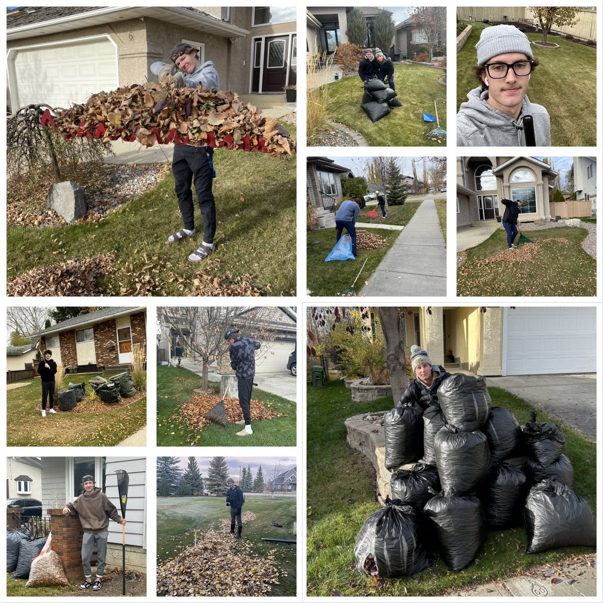 RaidersAAA's tweet image. Before we head to BC and the @rha_kelowna Classic the boys found time to help out a bunch of lucky seniors before the snow falls. #Gratitude #Raiderville #BuildingBetterHumans