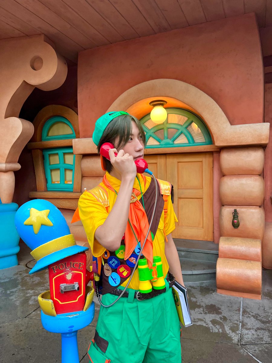 初Dハロ仮装してきたんだ！！ みんなにようやくお披露目できた