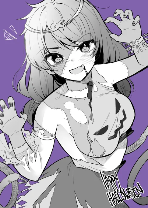 👻🎃HAPPY HELLOWEEN 2024🎃👻
#今月描いた絵を晒そう 