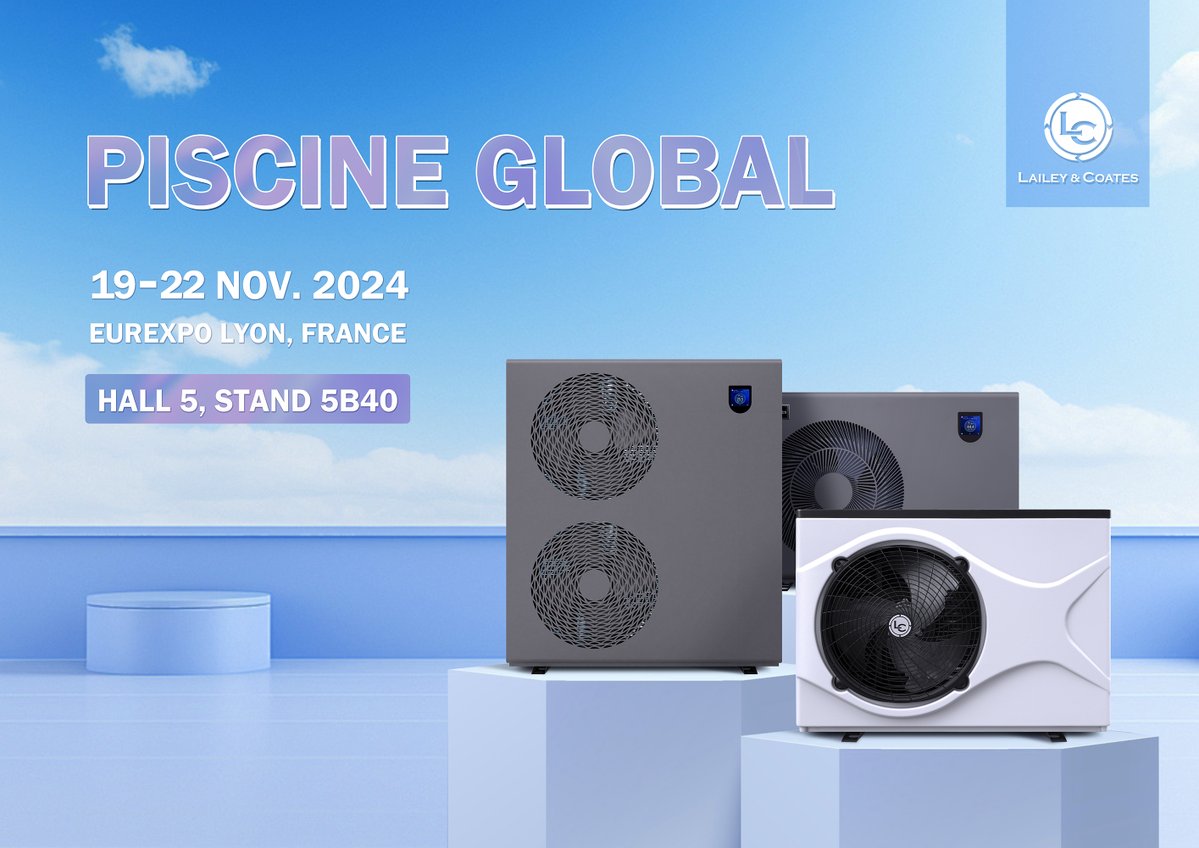 Join us at hall 5, stand 5B40 to explore our latest innovations and connect in person. We can’t wait to meet you and share what’s new! #piscineglobal #piscineglobal2024 #poolheatpump
