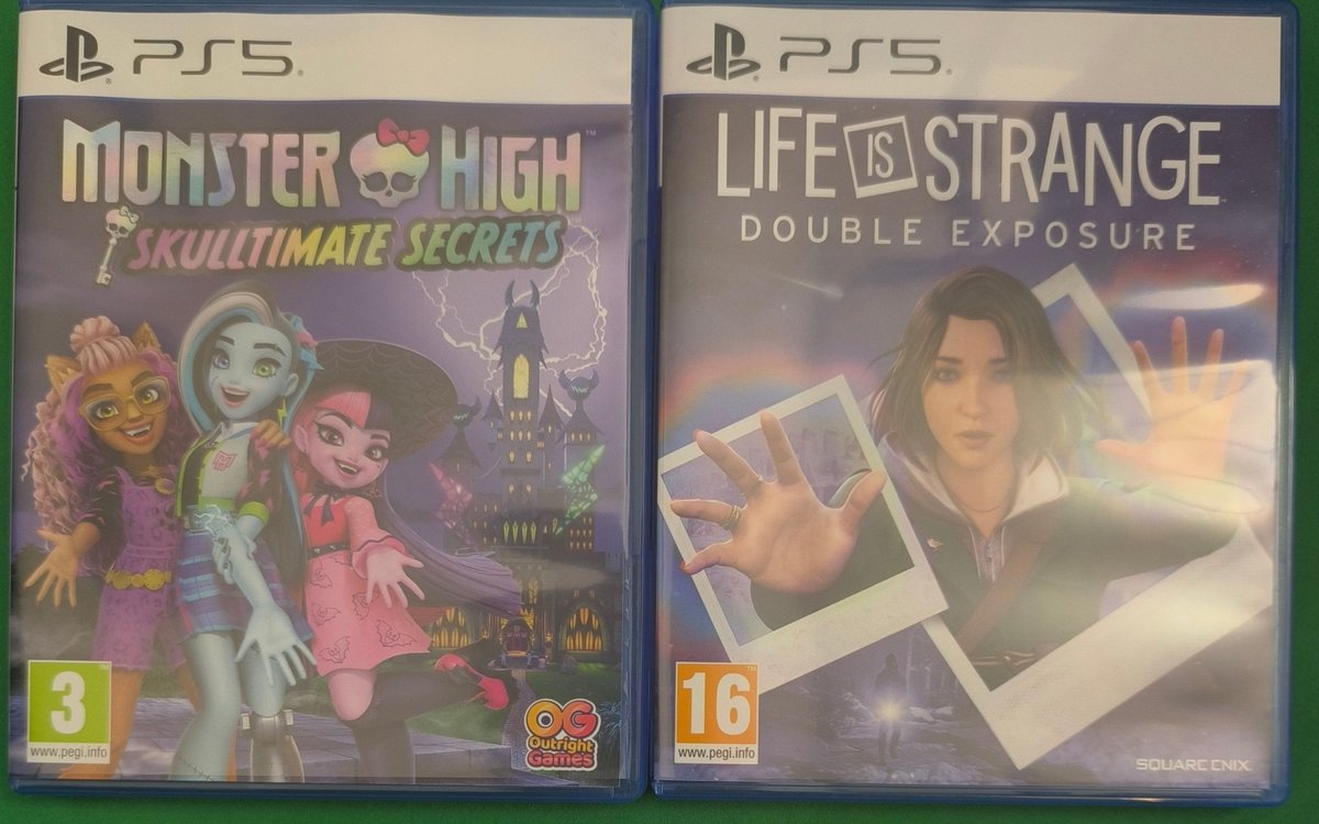 Got new games through post yesterday, I got wait to play them , I will playing these games on my next stream , I will streaming monster high later 

 #twitch #monsterhighskullimatesecrets #ps5 #lifeisstrangedoubleexposure
