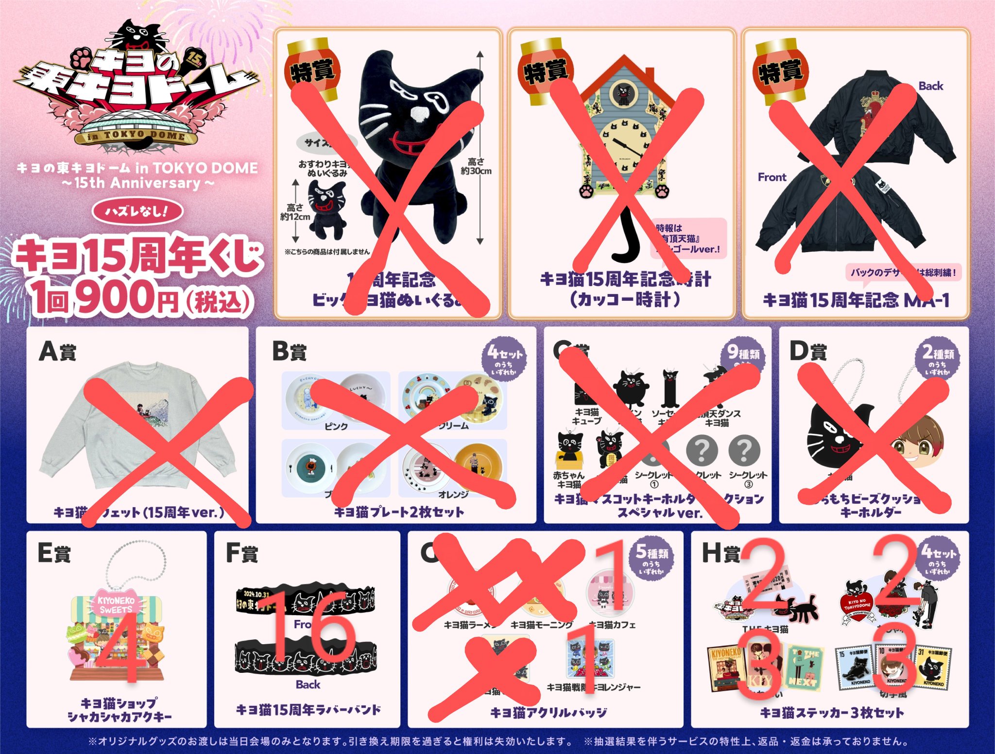 キヨ15周年くじD賞キヨ6個 東キヨドームもちもちビーズ