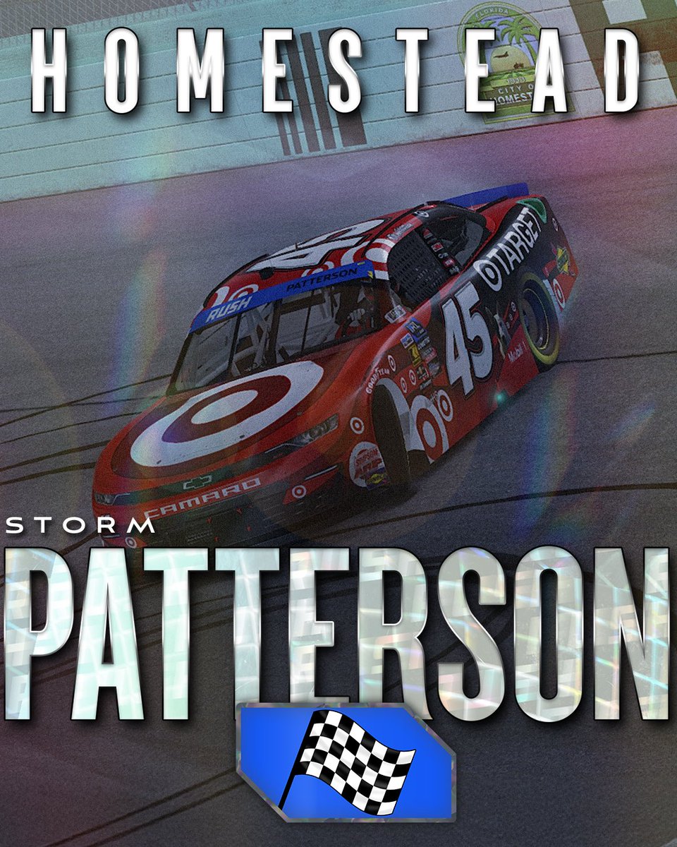 Storm Patterson @sloworm45 kicks off the Rush Series Playoffs in style at Homestead!