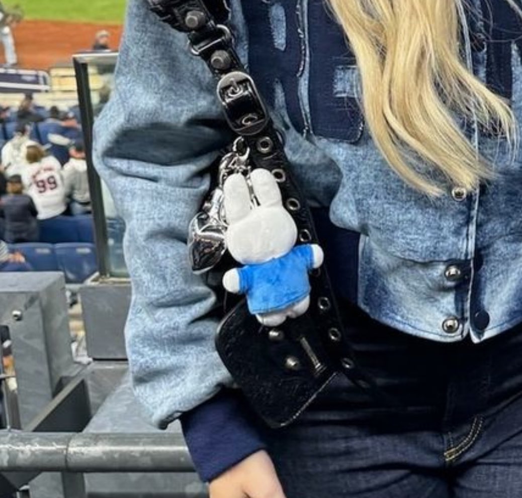 under the radar but extremely important part of this postseason (TO ME) is Chelsea Freeman's MIFFY BAG CHARM