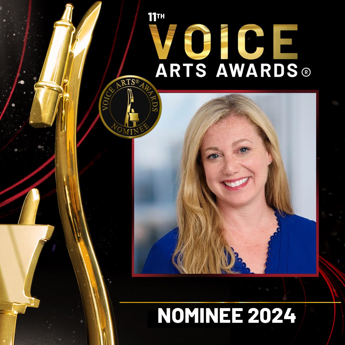 Thank you <a href="/SovasVoice/">Society of Voice Art</a>! Honored to be nominated in both the casting and voice directing categories. A heartfelt congratulations to all the nominees.