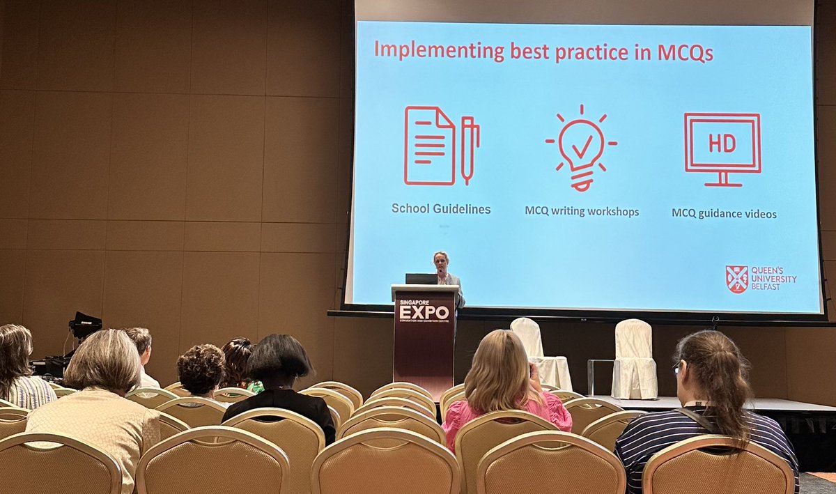 crbrownwilson's tweet photo. Great presentation in #Assessment #Innovation for #nurse #education in #MCQβs @Drkrogers @QUBSONM @NETNEPCONF - join the network https://t.co/f5wbZdyKjh #NETNEP2024 #LoveQUB https://t.co/yKa3hZNMM1