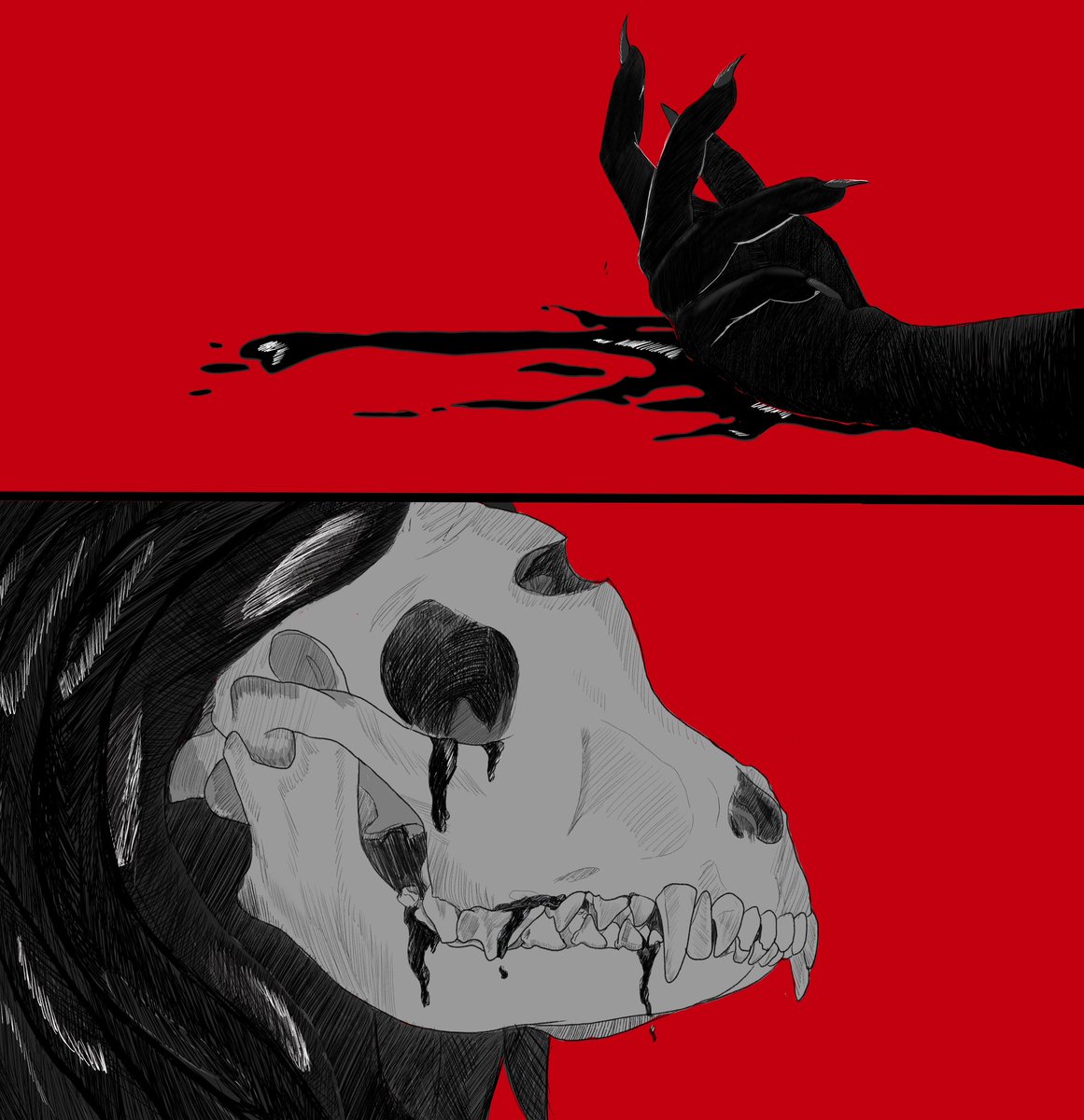 //HAVE YOU EVER WONDERED IF YOU ARE DEAD?//

comm based off of <a href="/MUSTDIEmusic/">MUST DIE!</a> and their absolute fucking TRACK, EPIPHANY RUSH!!!

🎨: <a href="/SmollStrawBunny/">🍓🎀Strawberry Bunny🎀🍓🔜 OzComicCon</a>