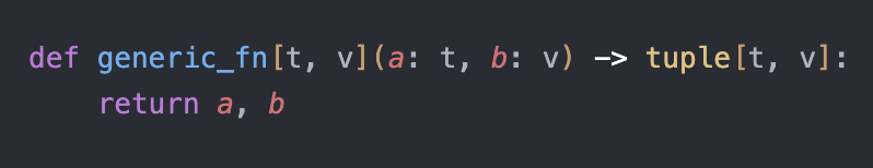 TIL python 3.12 made generics simple af