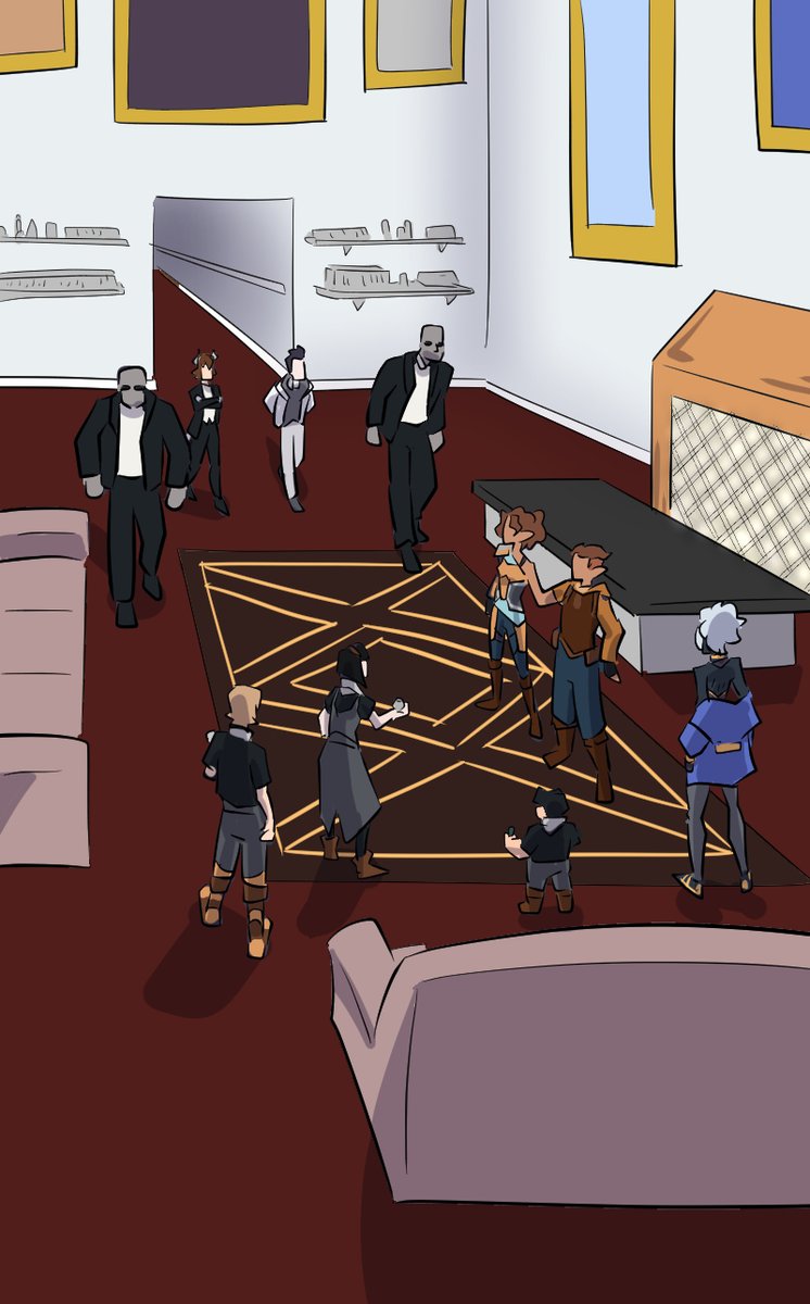 JadexFang's tweet image. Day 93 of annoying my followers by promoting my webcomic:

Fun fact, This room was suppose to have various paintings all around to make it look more like a study room. The idea was scrapped because I was not gonna put in more work than I had to.

webtoons.com/en/canvas/e-is…