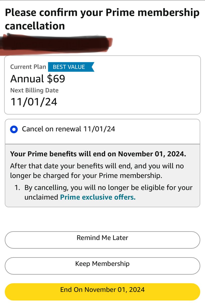 matomlins's tweet photo. Bye, AmazonPrime. ⁦@amazon⁩ ⁦@PrimeVideo⁩ https://t.co/GqO7nzVjSx
