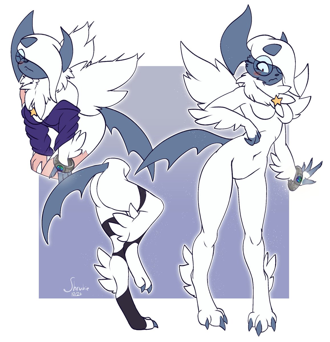 Shrubie_Fox's tweet photo. Commission for @SalemSylv 
Absol tf! https://t.co/TDivNRrwJn