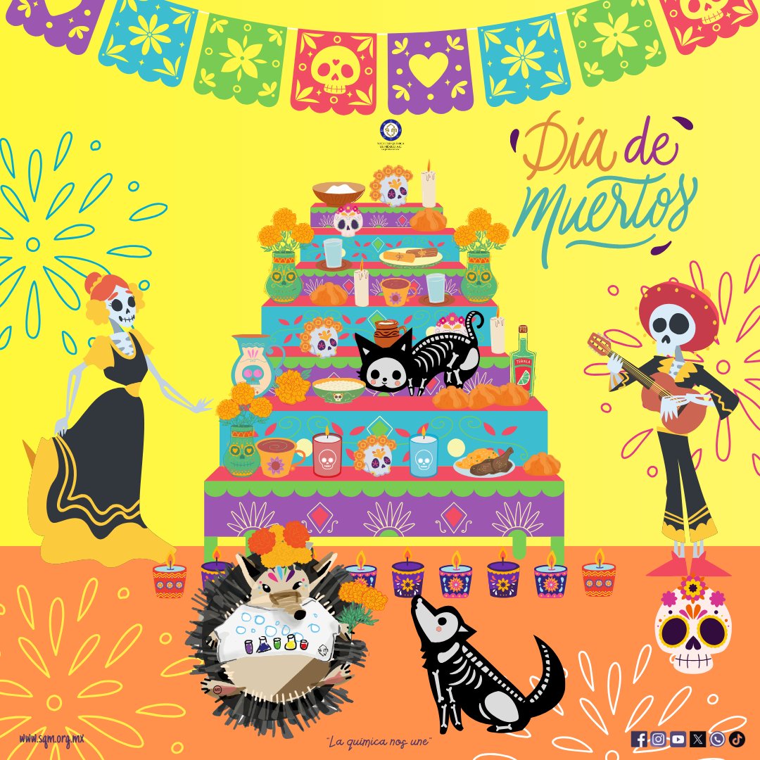 SQM_MX's tweet image. Día de Muertos

#DíaDeMuertos #eSpín #SQM #LaQuímicaNosUne