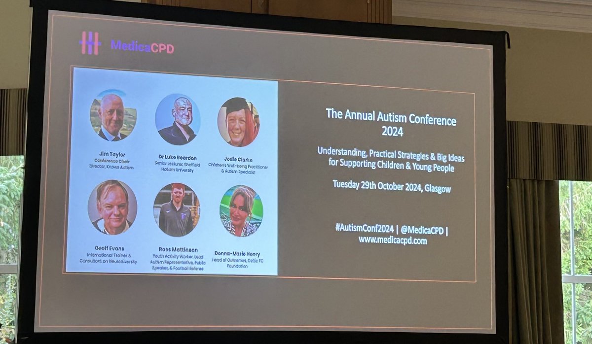 Thought provoking day out attending the Annual Autism Conference with <a href="/MrsScott_PTASN/">Mrs Scott</a> today! Enjoyed getting some time to brainstorm some ideas together on how best to support our young people <a href="/GHSASC2/">GrangemouthHSASC</a> <a href="/GHS_ASN_Faculty/">GHS ASN Faculty</a> <a href="/GrangemouthHS/">Grangemouth HS</a> ⚫️ 🟡 Thank you to the speakers <a href="/MedicaCPD/">Medica CPD</a>