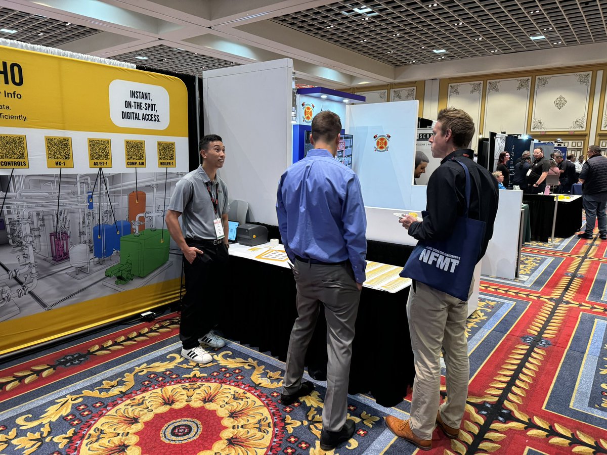 Out in Las Vegas at the NFMT Remix for Facility Mangers. Great event, great location. Lots of interest in our QR Coded equipment tags and NFC Cards.  Exciting start for Taliho and <a href="/QR_Construction/">Taliho | QR Coded Construction</a>.