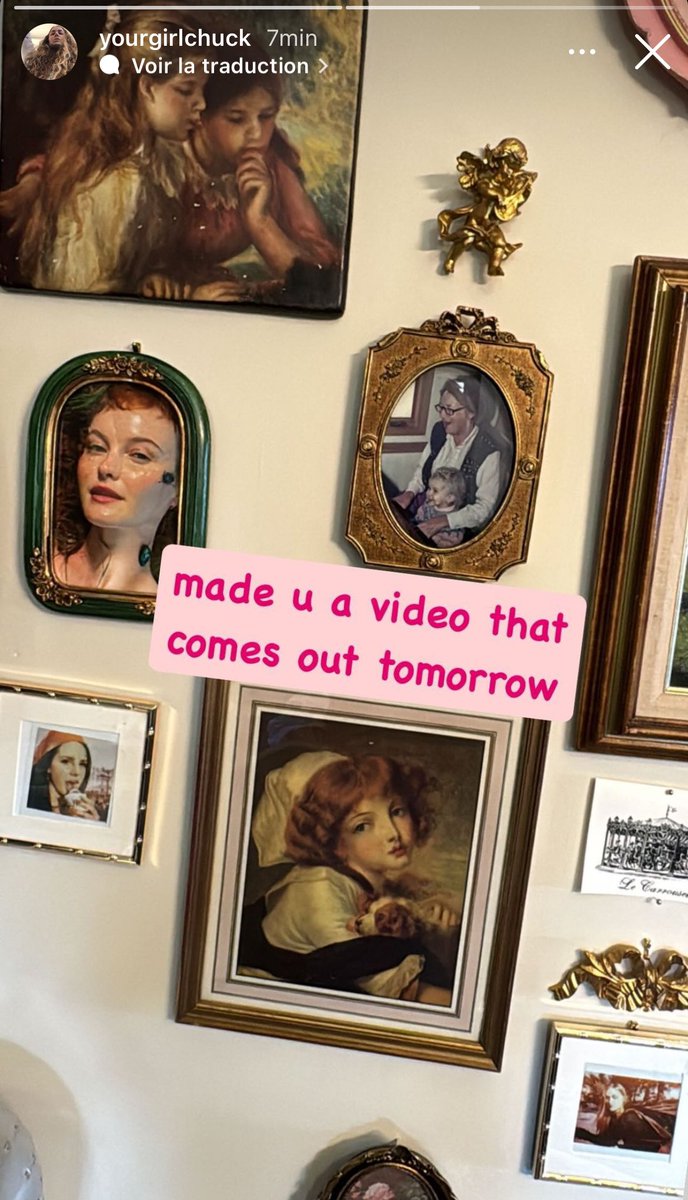 Chuck, la soeur de Lana a partagé via sa story Instagram « J’ai tourné une vidéo qui sortira demain » Serait-ce en rapport avec Lana ? 👀 
Rendez-vous demain pour le savoir !