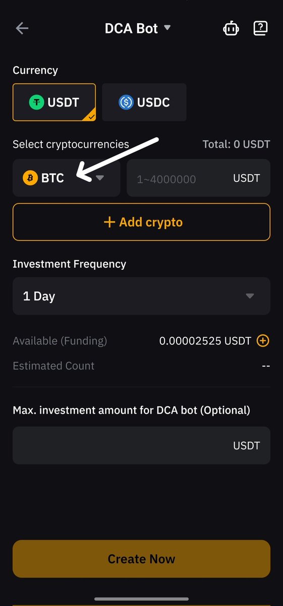 Karn__45's tweet image. /5 Step 3: Selecte Cryptocurrencies

Now it&apos;s time to build your DCA portfolio, From BTC to ETH you can select different Crypto to DCA Into.Once selected, input the corresponding amount of stablecoins that you’ll want to use to purchase with each DCA buy order.

#LearnWithBybit