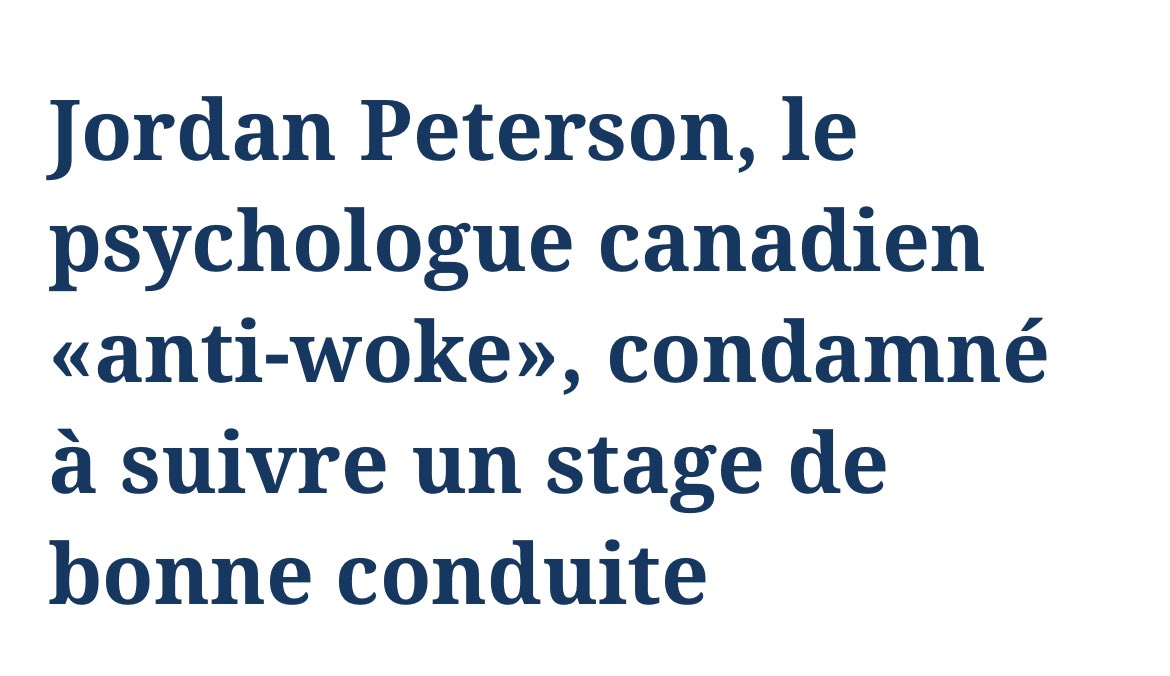 <a href="/EloVeut/">EloVeutSavoir</a> Ça me rappelle l’affaire 🇨🇦 Jordan B. Peterson…

libre-media.com/articles/jorda…