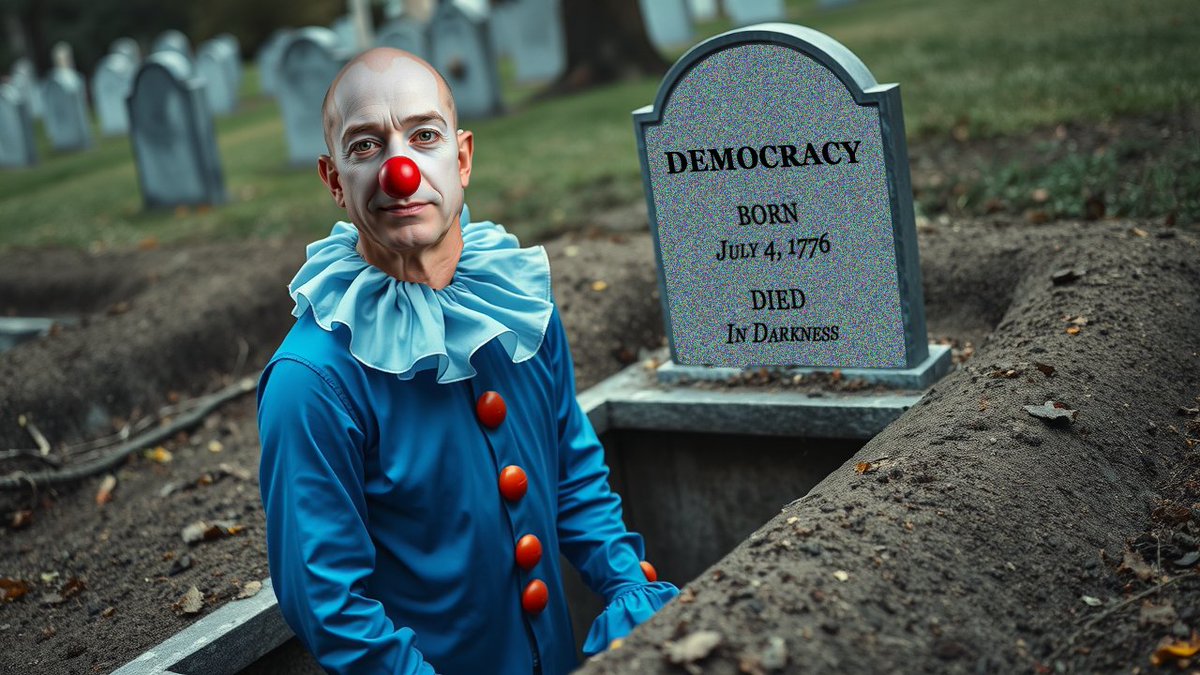 Bezos The Clown has been digging a hole.