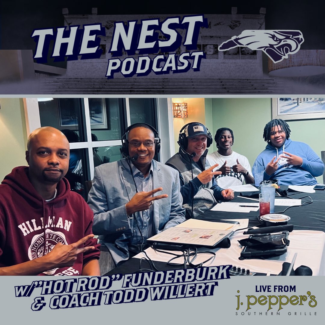 East Forsyth Football (@efhs_football) on Twitter photo The Nest is live!
You can listen on <a href="/TobaccoRadio/">Tobacco Road Sports Radio</a>, or come on down to J Pepper’s and join us!
<a href="/CoachWillert/">Todd Willert</a> <a href="/TobaccoRadio/">Tobacco Road Sports Radio</a> <a href="/CB28creator/">Cody Brown</a> <a href="/BrianGodfrey95/">Brian Godfrey</a> The Nest is live!
You can listen on <a href="/TobaccoRadio/">Tobacco Road Sports Radio</a>, or come on down to J Pepper’s and join us!
<a href="/CoachWillert/">Todd Willert</a> <a href="/TobaccoRadio/">Tobacco Road Sports Radio</a> <a href="/CB28creator/">Cody Brown</a> <a href="/BrianGodfrey95/">Brian Godfrey</a>