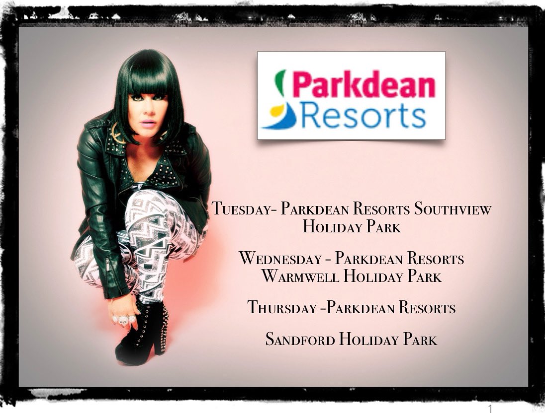 Thanks @parkdeanresorts SOUTHVIEW for a fab gig tonight always love it there what a crowd!!! Now onto Warmwell &amp; Sandford …#halfterm