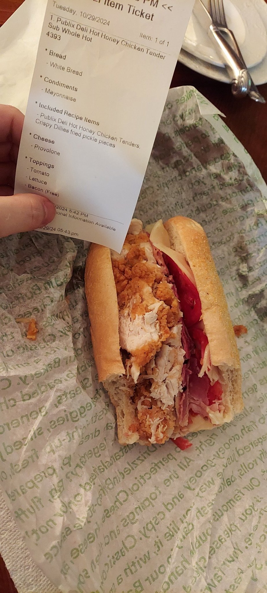 Jonathan Arnholz on X: &ldquo;Looking forward to my @Publix Hot Honey 