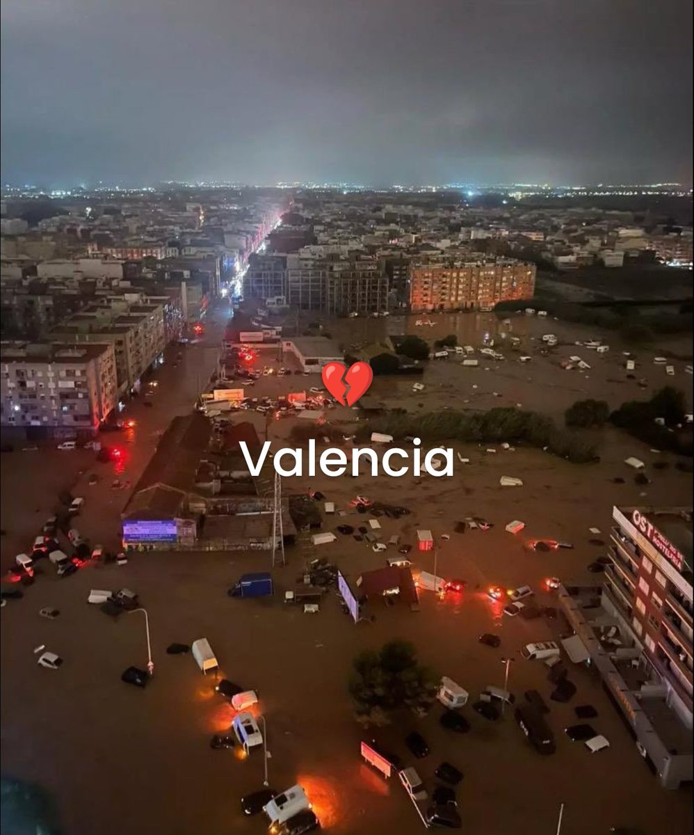 ElTiempoes's tweet photo. Fuerza #Valencia 💔

#DANA - La imagen que ilustra cómo los eventos meteorológicos serán cada vez más extremos. Tomemos conciencia https://t.co/nk1xuNUjOV