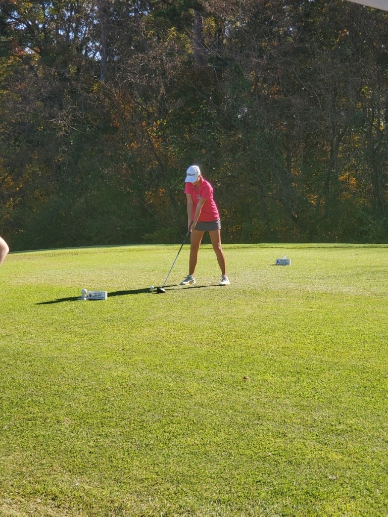 NSHSOfficial's tweet photo. “Emerson Puckett worked hard over the last two days to bring home 6th place in the state championship out of 90 golfers.   Day 1 she shot an 86 to place her in 7th spot and on Day 2 she scored an 81 to secure 6th spot over-all,  just 10 stokes behind 1st place.”Coach J. Sutphin https://t.co/d8C3yc07jS