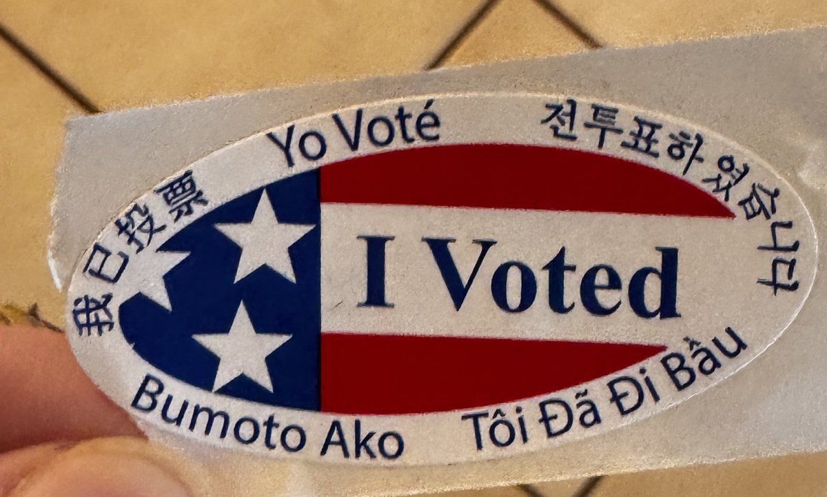 Go vote.
