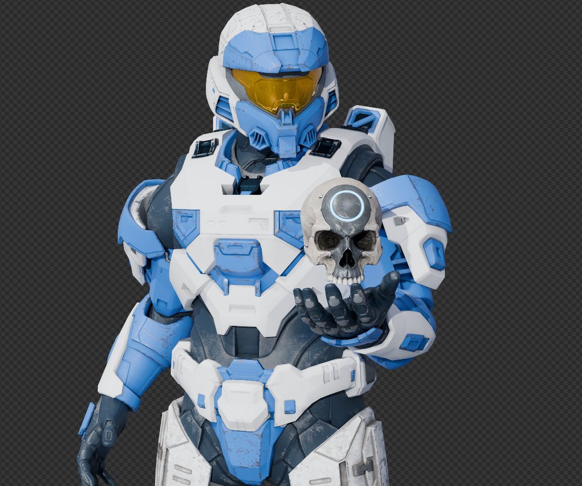 SiegeOC's tweet image. My first Spartan in Blender for @darkinsideGG 
#Halo #HaloInfinite