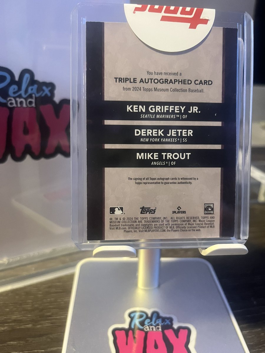 ziggy0005's tweet image. Generational 2024 museum triple auto. $6,000 shipped