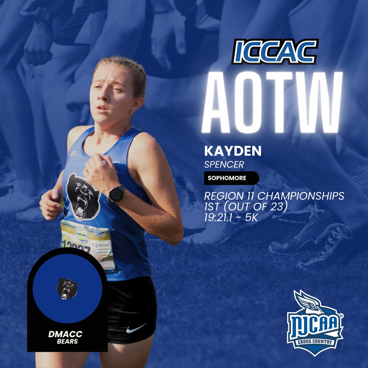 ICCACSports's tweet photo. ATHLETE OF THE WEEK
🗓️OCT. 21-27
CROSS COUNTRY 🎽

@ReiverCC_TF Geofrey Ronoh
@IC_XCTF Yididiya Bifa
@DmaccXc Eli Page
@DmaccXc Kayden Spencer

🔗https://t.co/2Xwq3YLQaR
#NJCAAXCTF 🎽 https://t.co/0h25Wabeux